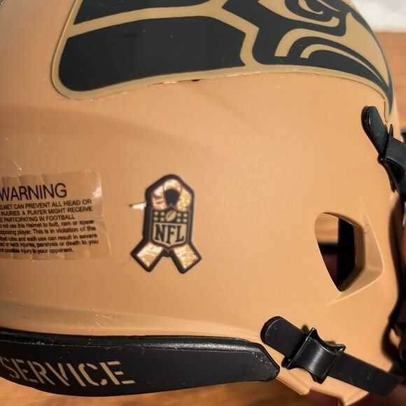 Riddell Salute to Service mini helmet Seattle Seahawks EUC - Picture 4 of 7